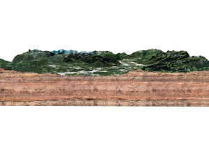 Liechtenstein Terrain 3D 모델