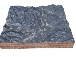 Liechtenstein Terrain 3D Model