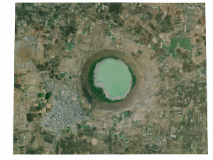 Lonar Crater Maharashtra India Terrain Modelo 3D