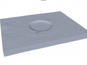 Lonar Crater Maharashtra India Terrain Modelo 3D