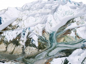 Mamostong Kangri India Terrain 3D Модель