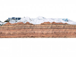Mamostong Kangri India Terrain 3D Модель