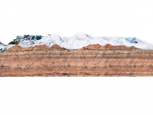 Mamostong Kangri India Terrain 3D Model