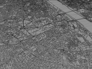 Ahmedabad city Gujarat India 3D Модель