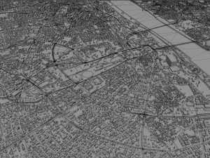 Ahmedabad city Gujarat India 3D Model
