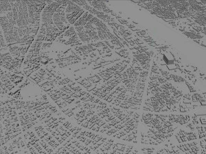 Ahmedabad city Gujarat India 3D Model
