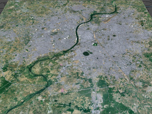 Ahmedabad city Gujarat India 3D Модель