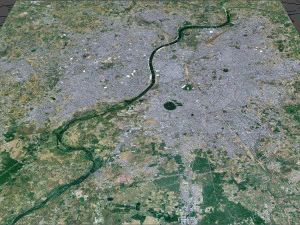 Ahmedabad city Gujarat India 3D Model