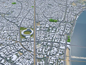 Ahmedabad city Gujarat India 3D Model