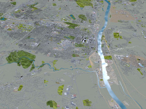 Albany NY USA city 3D 모델