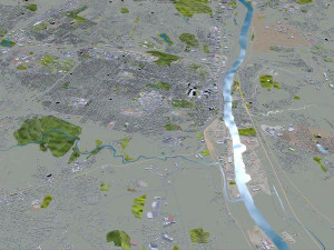 Albany NY USA city 3D Model