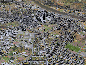 Albany NY USA city 3D 모델