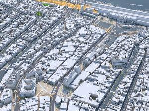 Amsterdam city Netherlands 3D Model