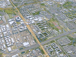Amsterdam city Netherlands 3D Model