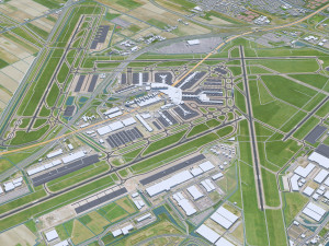 Amsterdam city Netherlands 3D Model