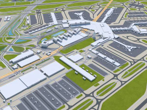 Amsterdam city Netherlands 3D Model