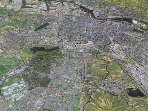 Amsterdam city Netherlands 3D Model