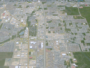 Anchorage City Alaska USA 220km Modèle 3D
