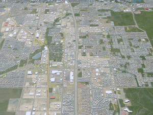 Anchorage City Alaska USA 220km 3D Model
