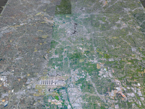 Atlanta city Georgia USA 40km 3D Модель