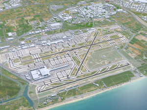 Barcelona city Spain 50km Modelo 3D