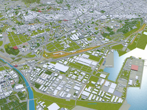 Barcelona city Spain 50km Modelo 3D