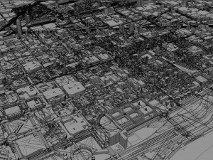 Barcelona city Spain 50km Modelo 3D