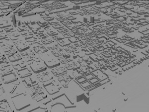 Barcelona city Spain 50km Modelo 3D