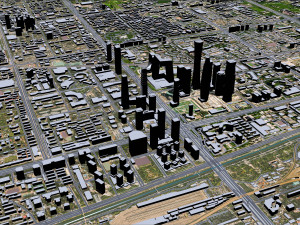 Beijing city China 60km 3D मॉडल