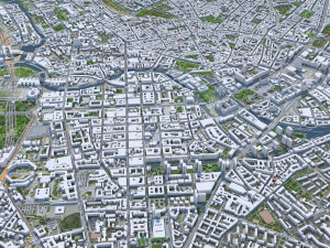 Berlin city Germany Model 3D