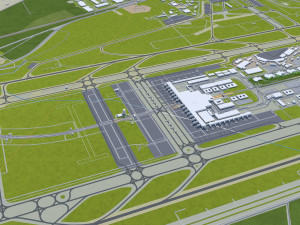 Berlin city Germany Model 3D