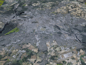 Berlin city Germany Model 3D