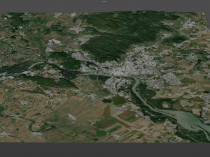 Bratislava city Slovakia 50km Modèle 3D