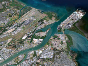 Cidade de Brisbane Austr&aacute;lia 50 km Modelo 3D