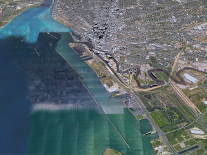 Buffalo New York USA 20km 3D 模型