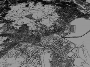Busan city South Korea 80km 3D Model