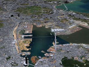 Busan city South Korea 80km 3D 모델
