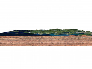 Marlborough Sounds New Zealand Terrain 3D Model