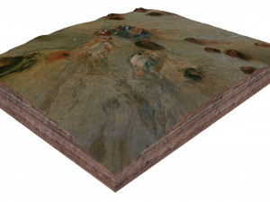 Mauna Kea Hawaii USA Terrain Modelo 3D