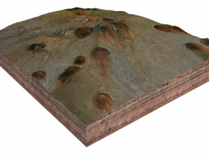 Mauna Kea Hawaii USA Terrain Modelo 3D