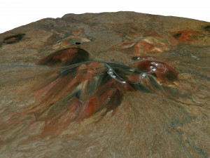 Mauna Kea Hawaii USA Terrain Modelo 3D
