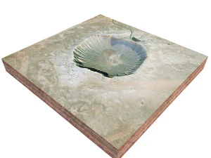 Marco natural da cratera do meteoro Arizona EUA terreno Modelo 3D