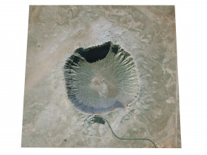Meteor Crater Natural Landmark Arizona USA Terrain 3D मॉडल