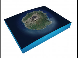 Miyake Island Japan Terrain 3D मॉडल