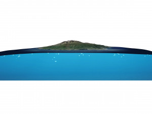Miyake Island Japan Terrain 3D मॉडल