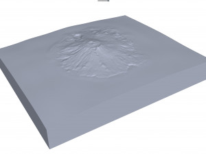 Miyake Island Japan Terrain 3D मॉडल