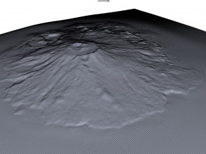 Miyake Island Japan Terrain 3D मॉडल