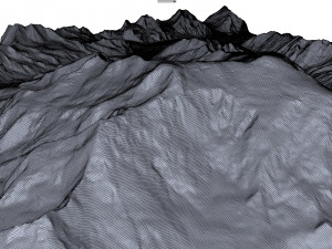 Mount Blackburn Mountain Pakistan Terrain Modello 3D