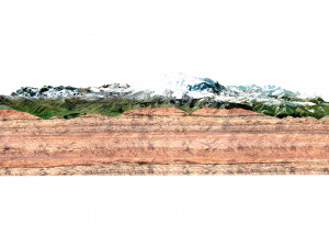 Mount Elbrus Russia Terrain 3D Модель