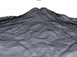 Mount Elbrus Russia Terrain 3D Model
